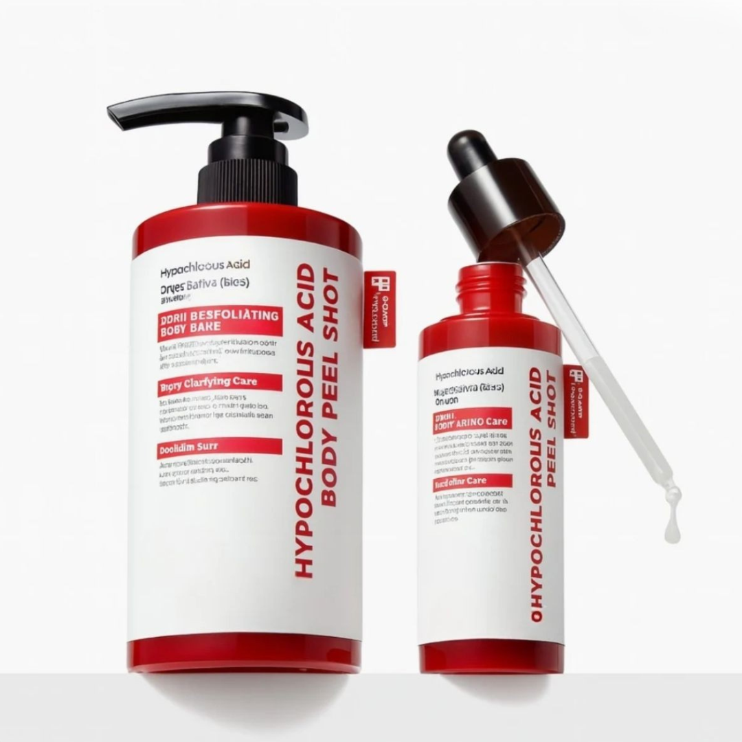 Hypochlorous Acid Rice Peel Shot Duo (Smooth, Clear Skin 12.2 fl oz)