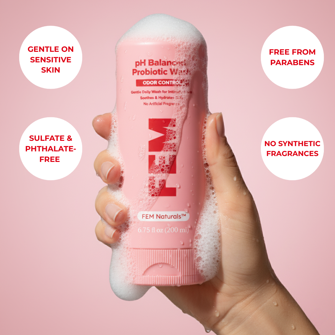 pH-Balanced Probiotic Wash (Odor Control)