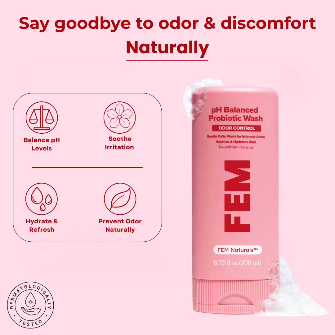 pH-Balanced Probiotic Wash (Odor Control)